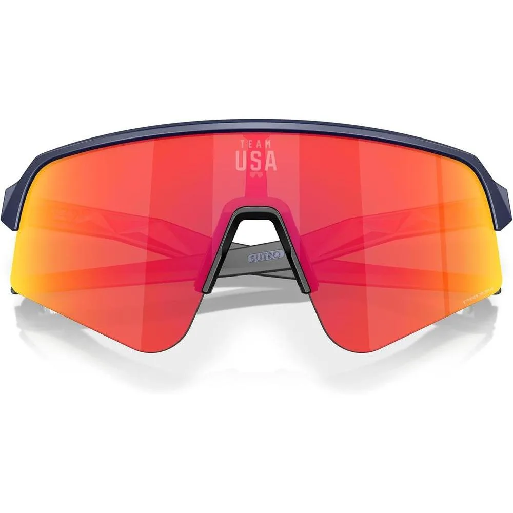 Oakley Sutro - Gafas de sol deportivas rectangulares para hombre con lentes Prizm rubí y protección UV
