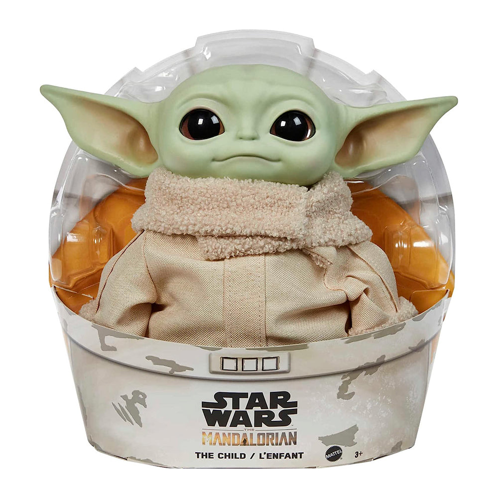 Star Wars Grogu Plush Toy, Character Figure with Soft Body. Inspired by Star Wars the Mandalorian, 11-Inch