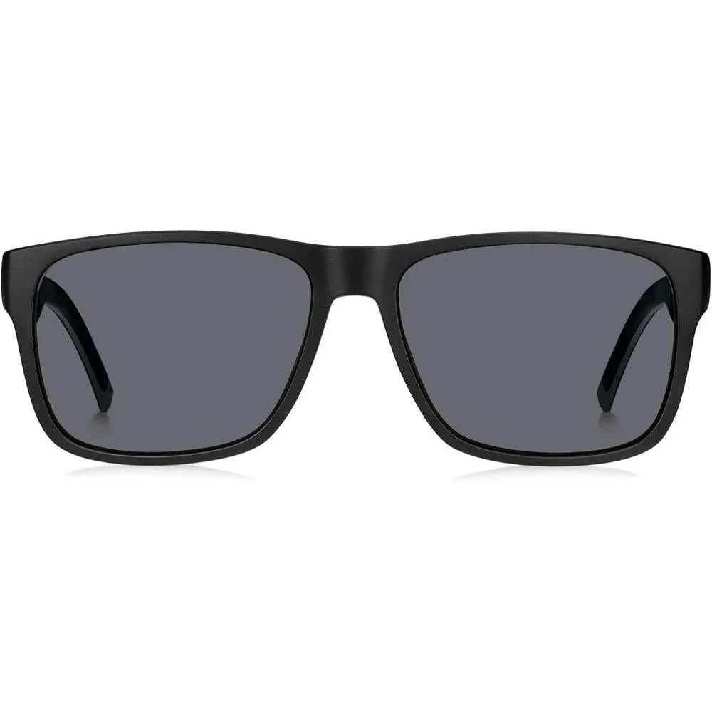 Gafas de Sol Tommy Hilfiger Th 1718/S estilo deportivo con textura de piquet y detalles de bandera icónicos