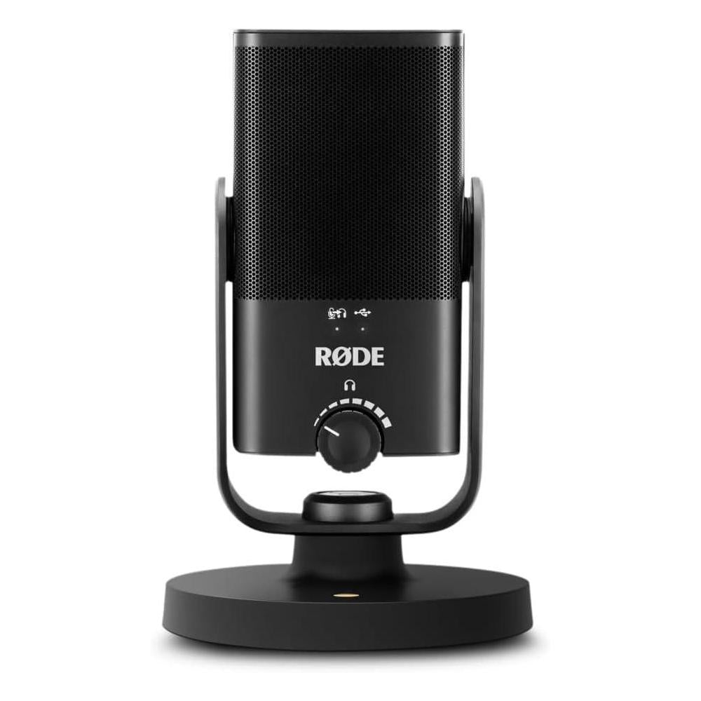 RØDE NT-USB Mini Versatile Studio-quality Condenser USB Microphone with Free Software for Podcasting, Streaming, Gaming, Music Production, Vocal and Instrument Recording,Black