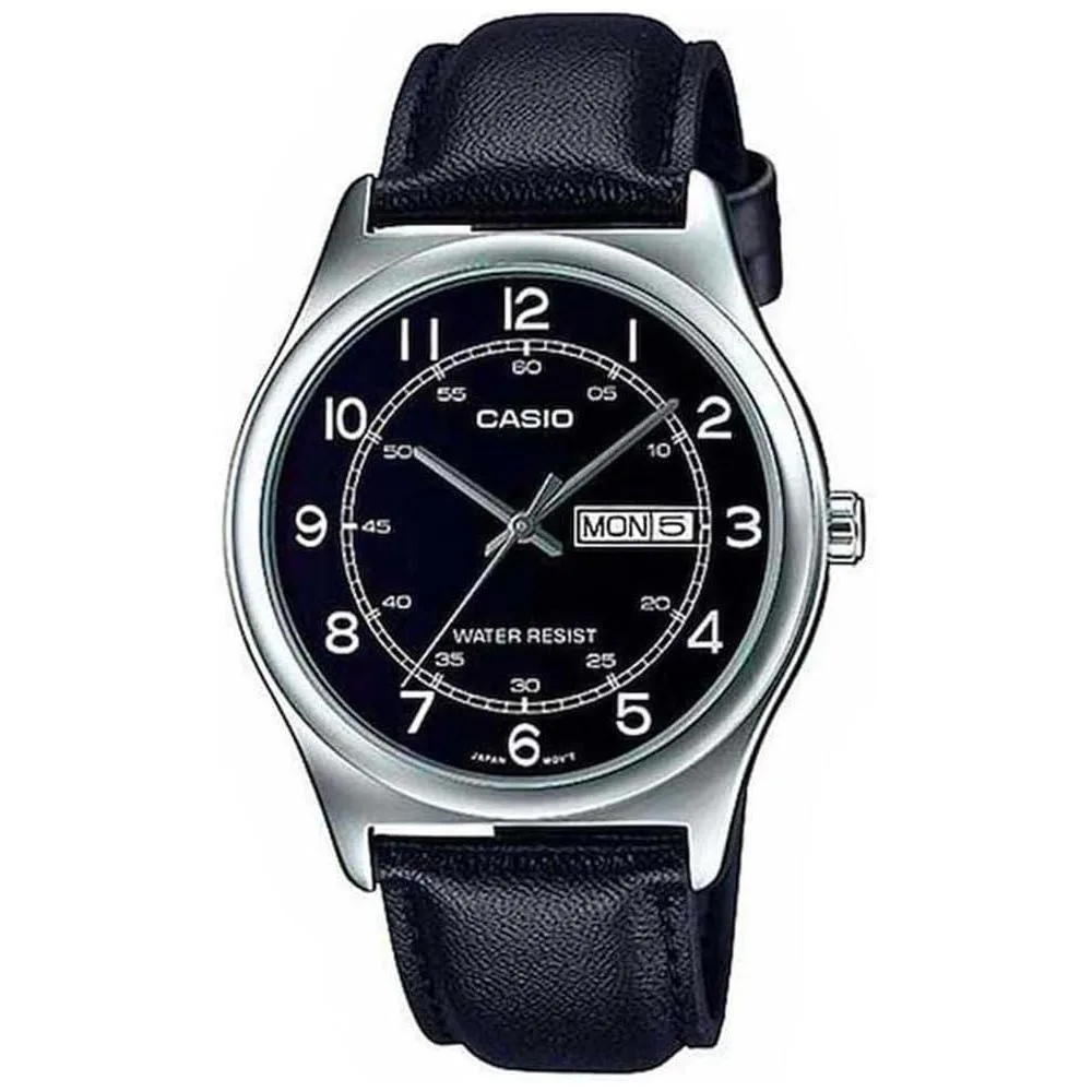Casio Mtpv006l1b2 Watch One Size, Black, Classic