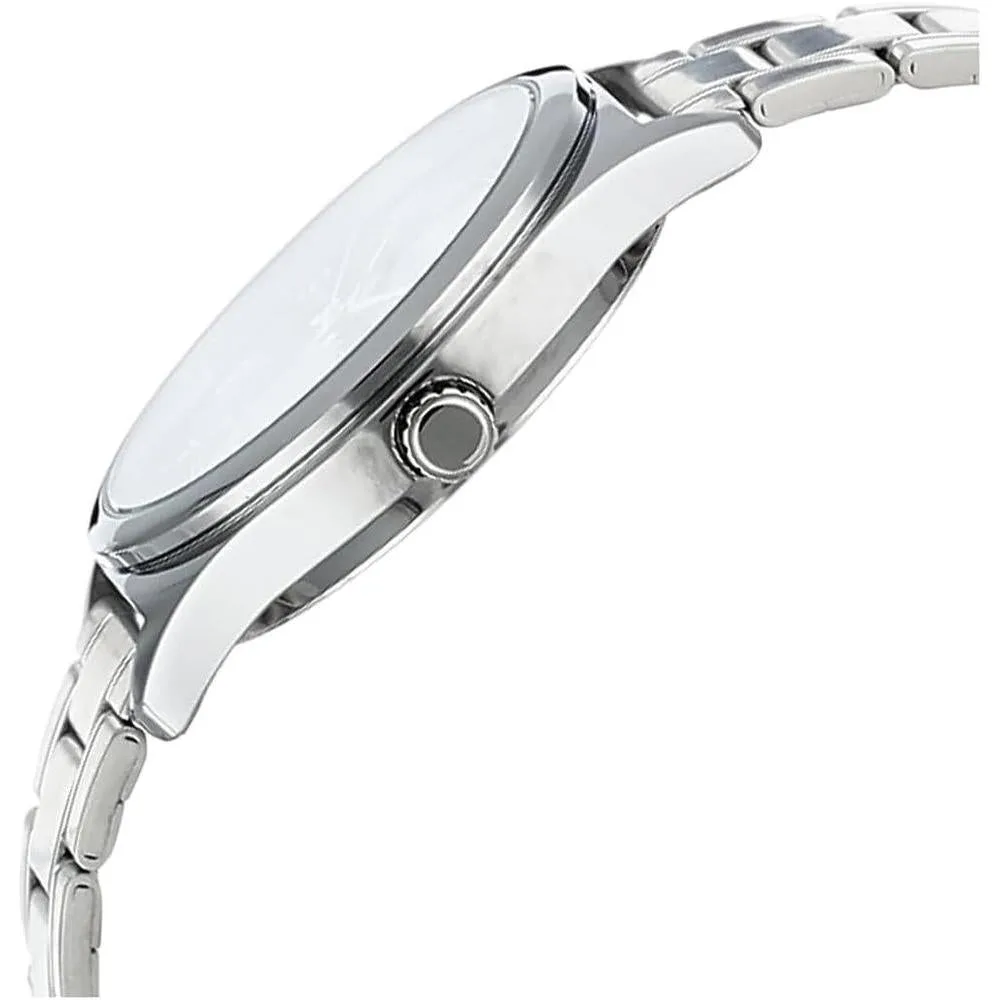 Reloj Casio para hombre de acero inoxidable, esfera negra y función de fecha, modelo MTP-V006D-1B2, diseño casual
