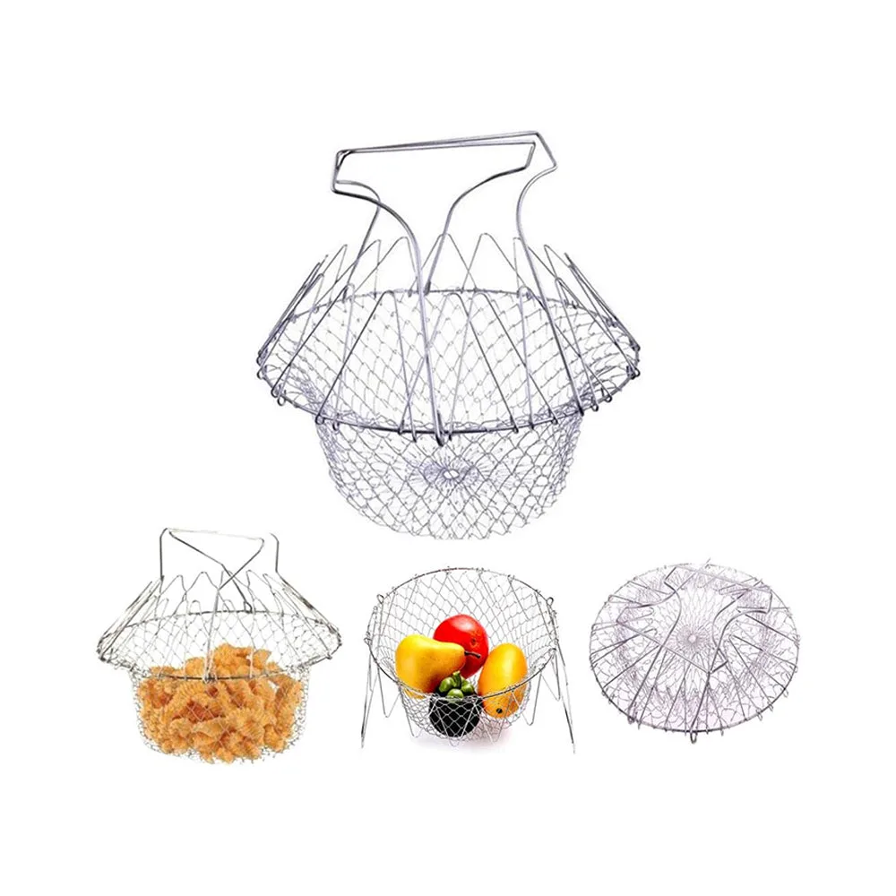 Cesta de Cocina para Freír, Lavar Frutas y Verduras