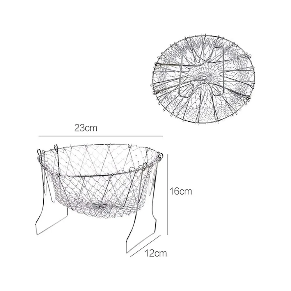 Cesta de Cocina para Freír, Lavar Frutas y Verduras