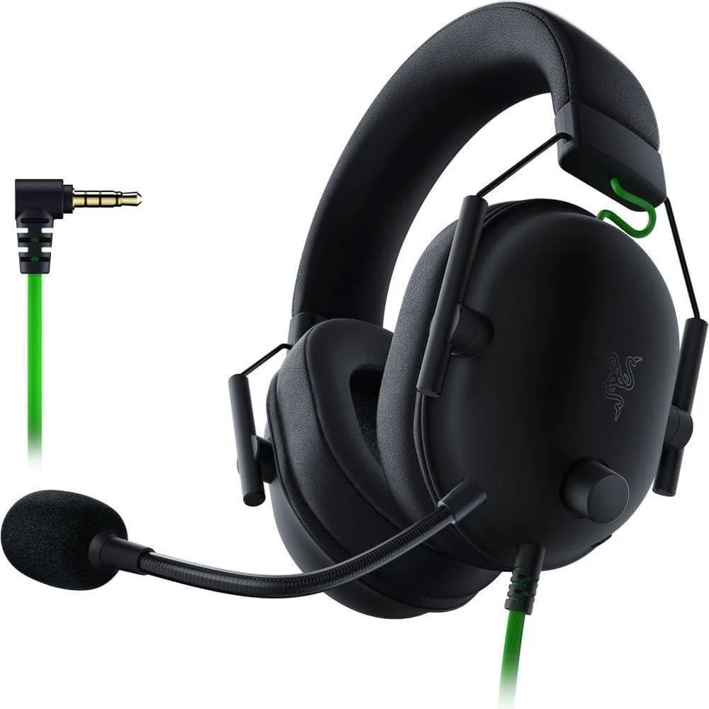 Razer BlackShark V2 X Auriculares para gamer con sonido envolvente 7.1 y almohadillas de espuma viscoelástica para PC, PS4, PS5 o Switch