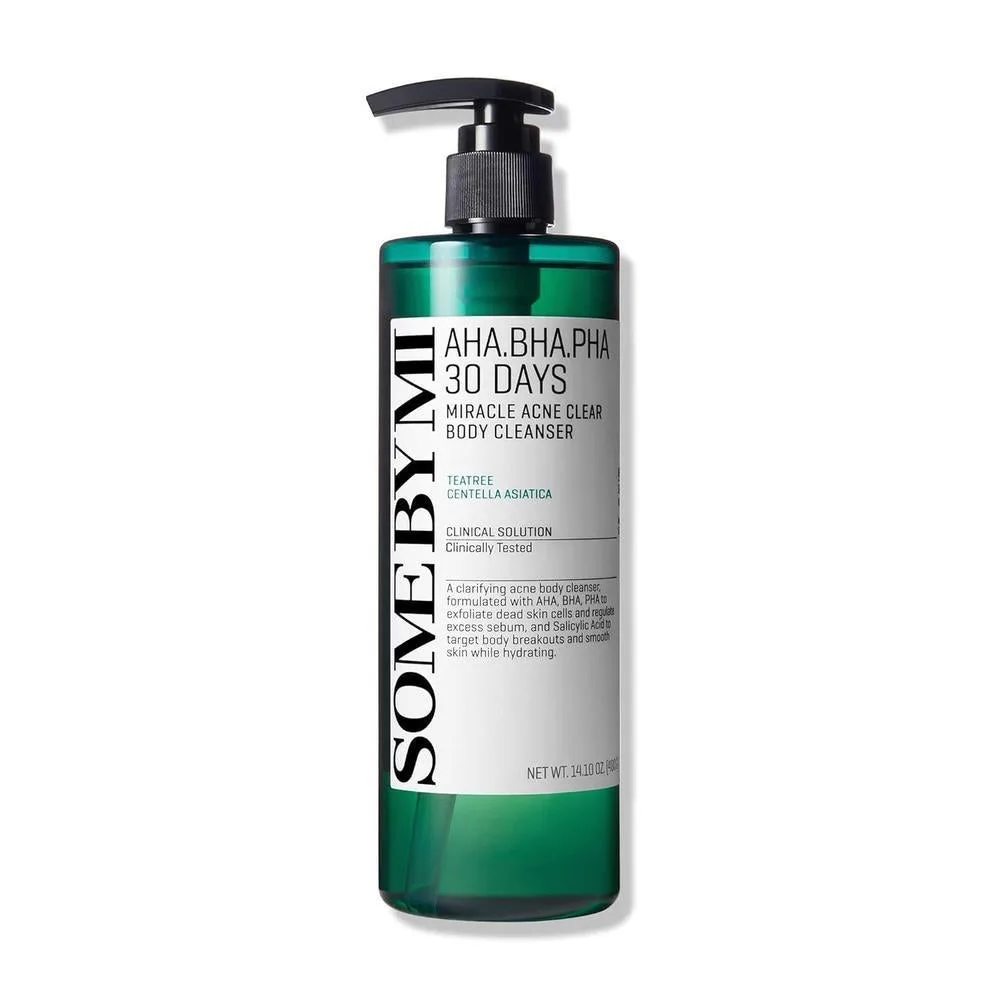 SOME BY MI AHA BHA PHA Miracle Limpiador Antiacné Cuerpo con Árbol de Té y Ácido Salicílico, Limpieza Profunda