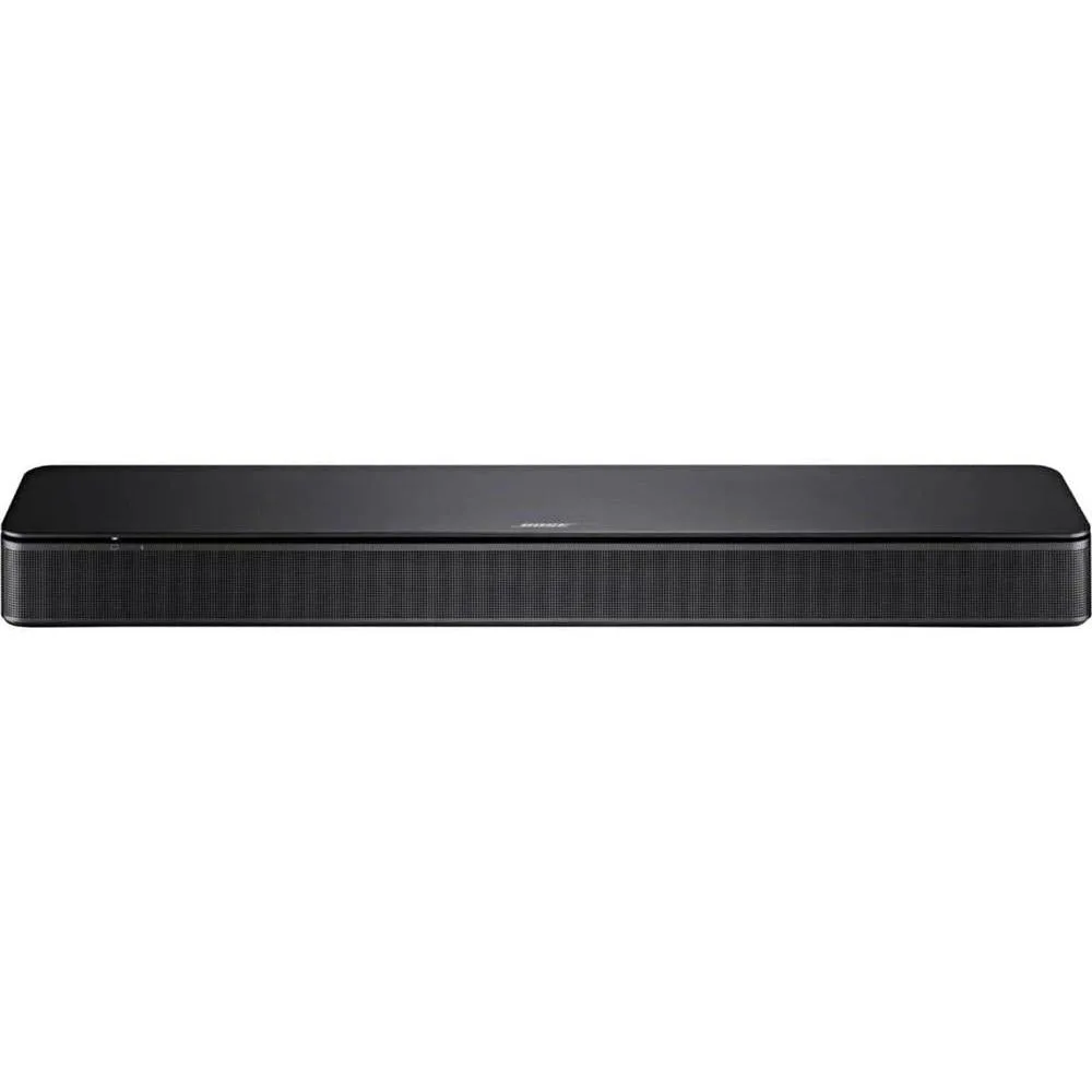 Altavoz Bose TV de diseño compacto, conectividad Bluetooth y HDMI-ARC en color negro, incluye control remoto
