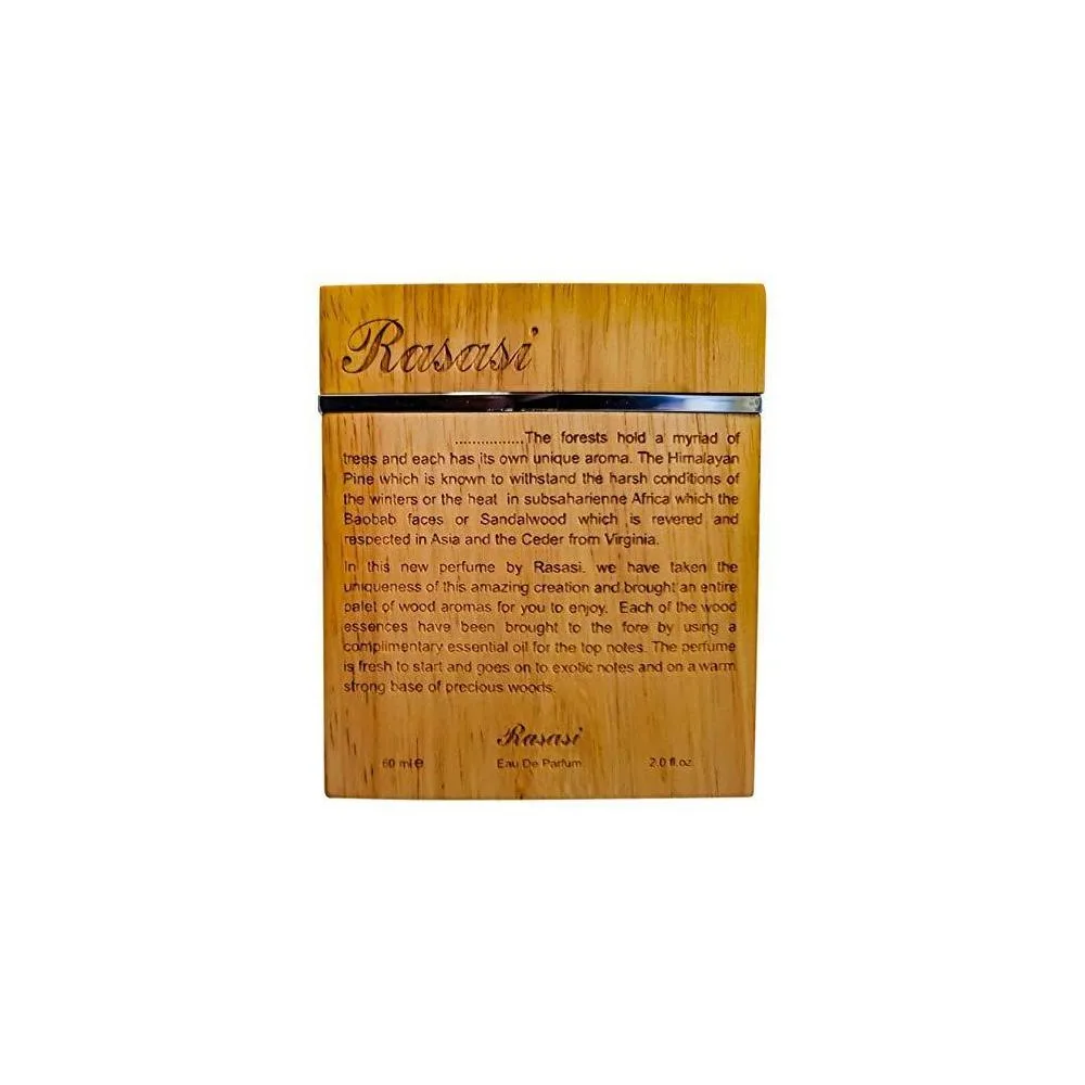 RASASI Wow Woody para hombre EDP - Eau de Parfum con aromas afrutados y notas de pomelo, mandarina y almizcle