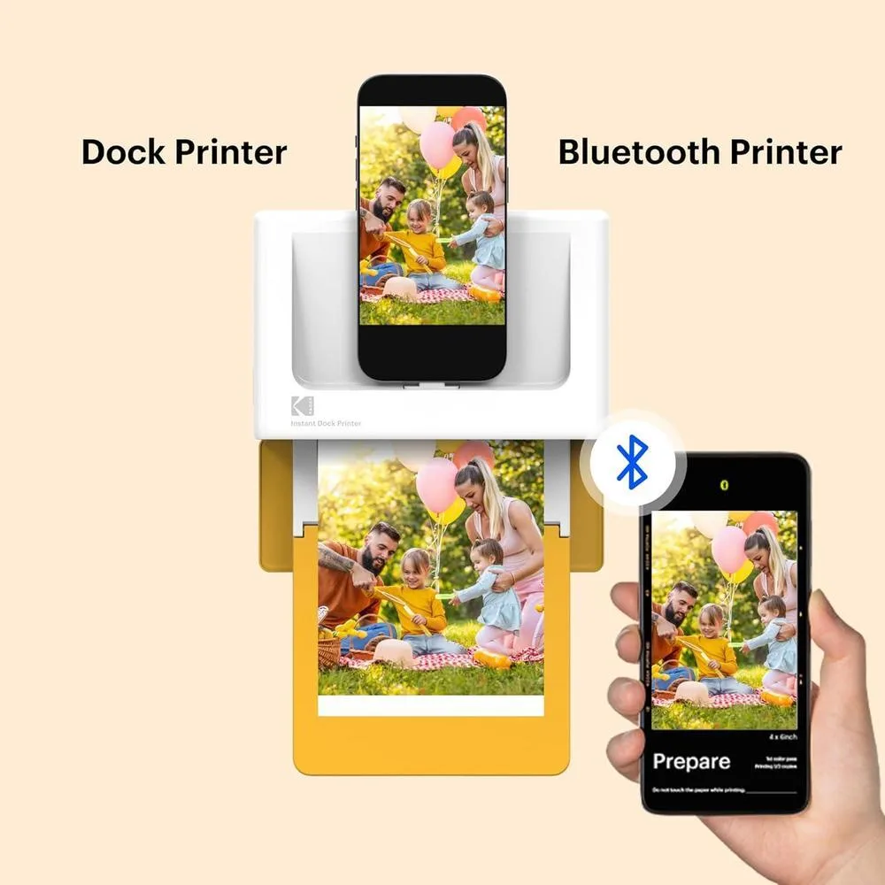 Kodak Dock Plus 4PASS Impresora fotográfica instantánea