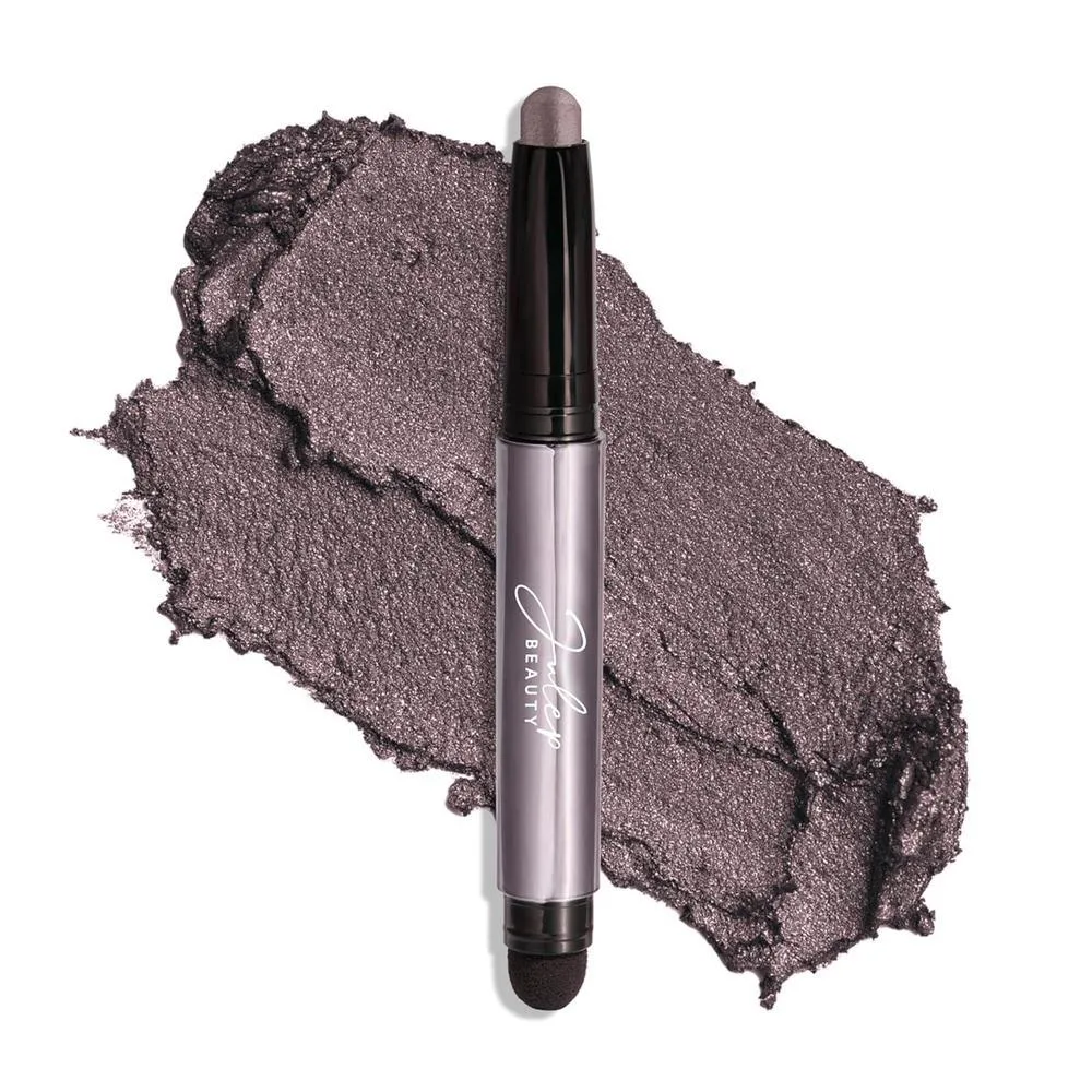 Sombra De Ojos Julep Crema A Polvo Resistente Al Agua Color Amatista Brillante Con Difuminador Integrado