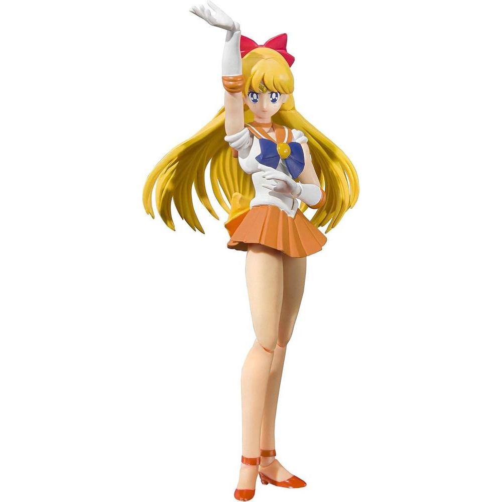 TAMASHII NATIONS - Pretty Guardian Sailor Moon - Sailor Venus -Animation Color Edition-, Bandai Spirits S.H.Figuarts Action Figure