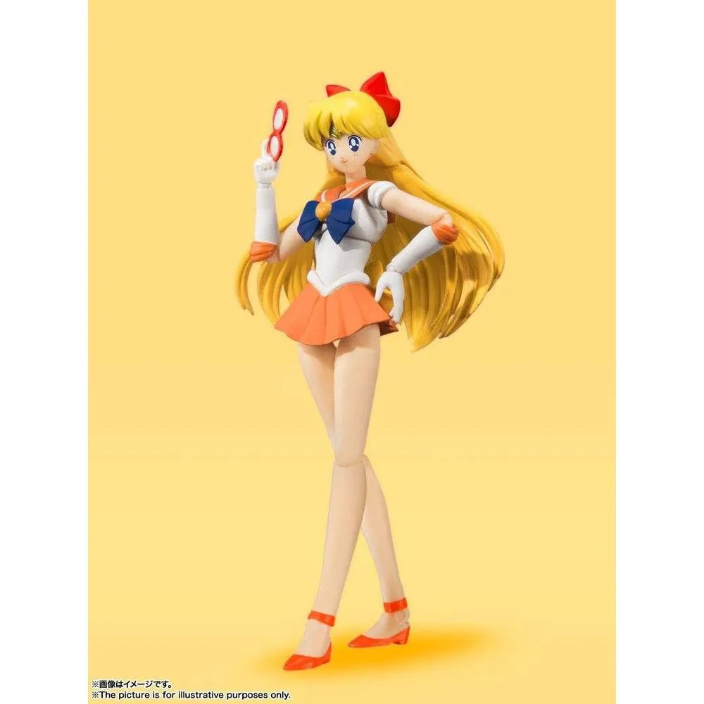 TAMASHII NATIONS - Pretty Guardian Sailor Moon - Sailor Venus - Animation Color Edition, Figura de acción Bandai Spirits