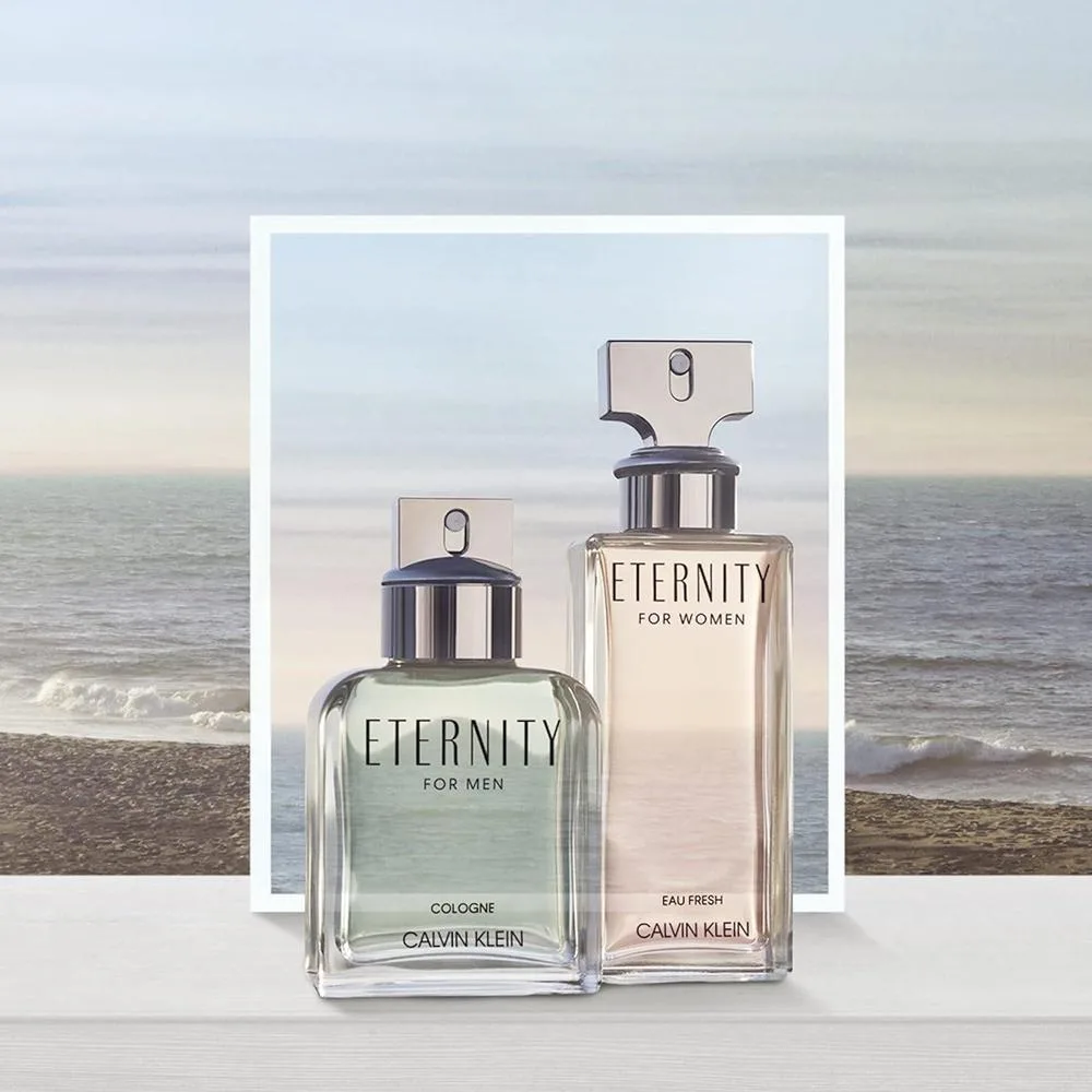 Calvin Klein Eternity for Men Fresh Colonia Eau de Toilette con notas de jengibre, geranio bourbon y cardamomo