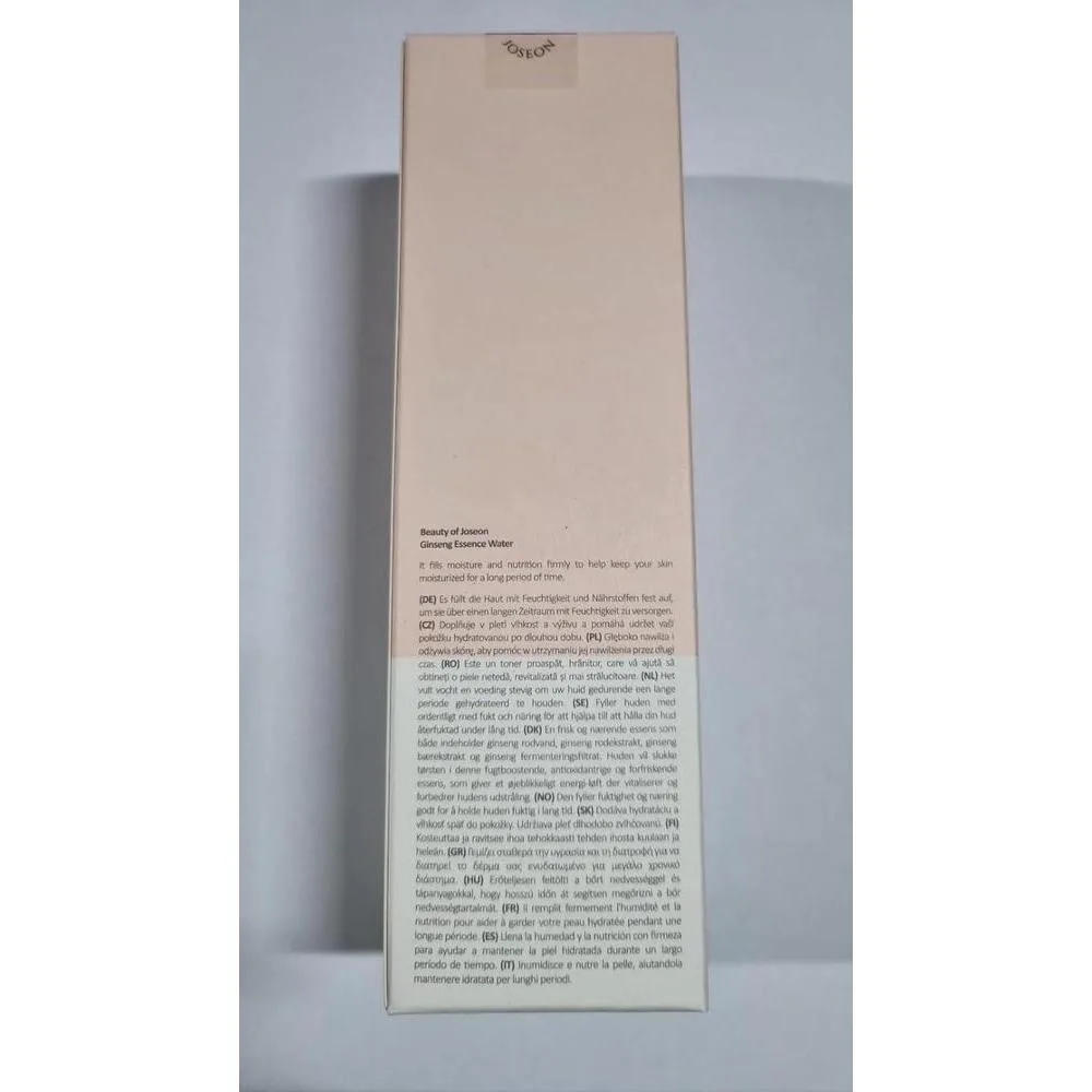 Beauty Of Joseon Tónico Facial Esencia Ginseng 80% Hidratante 2% Niacinamida 0.5% BHA 150ml