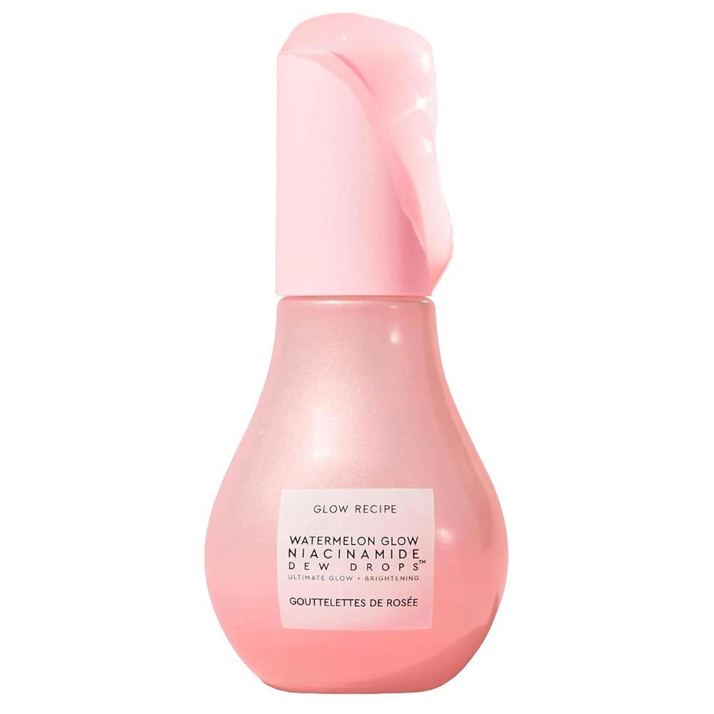 Glow Recipe Watermelon Glow Niacinamide Dew Drops Face Serum, 40ml | Hydrating Hyaluronic Acid Skincare Serum, Makeup Primer & Liquid Highlighter, for Dewy, Glowing Skin