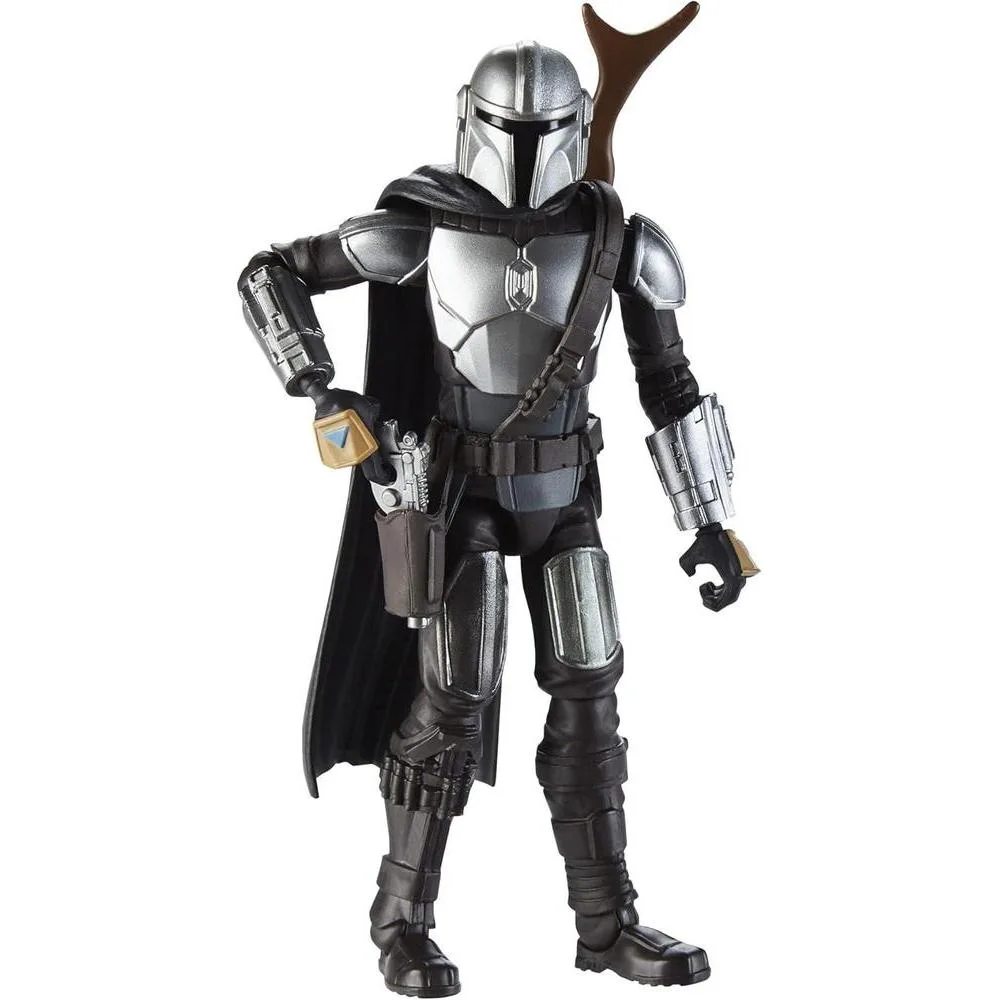 STAR WARS Galaxy of Adventures The Mandalorian con Figuras y Accesorios Divertidos, Juguetes para Niños de 4 Años en Adelante
