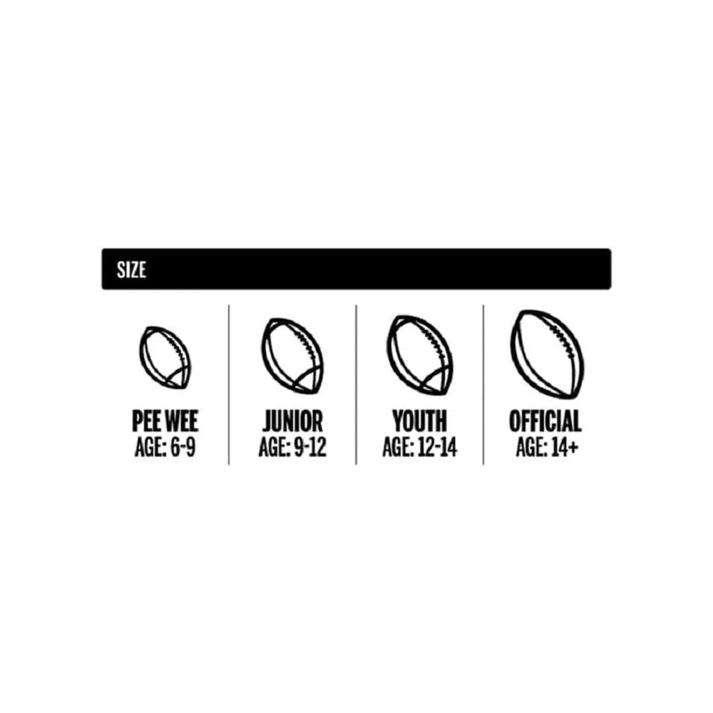 Wilson NFL Mini Autograph - Fútbol americano, color marrón/blanco, ideal como coleccionable o para uso novedoso, tamaño mini