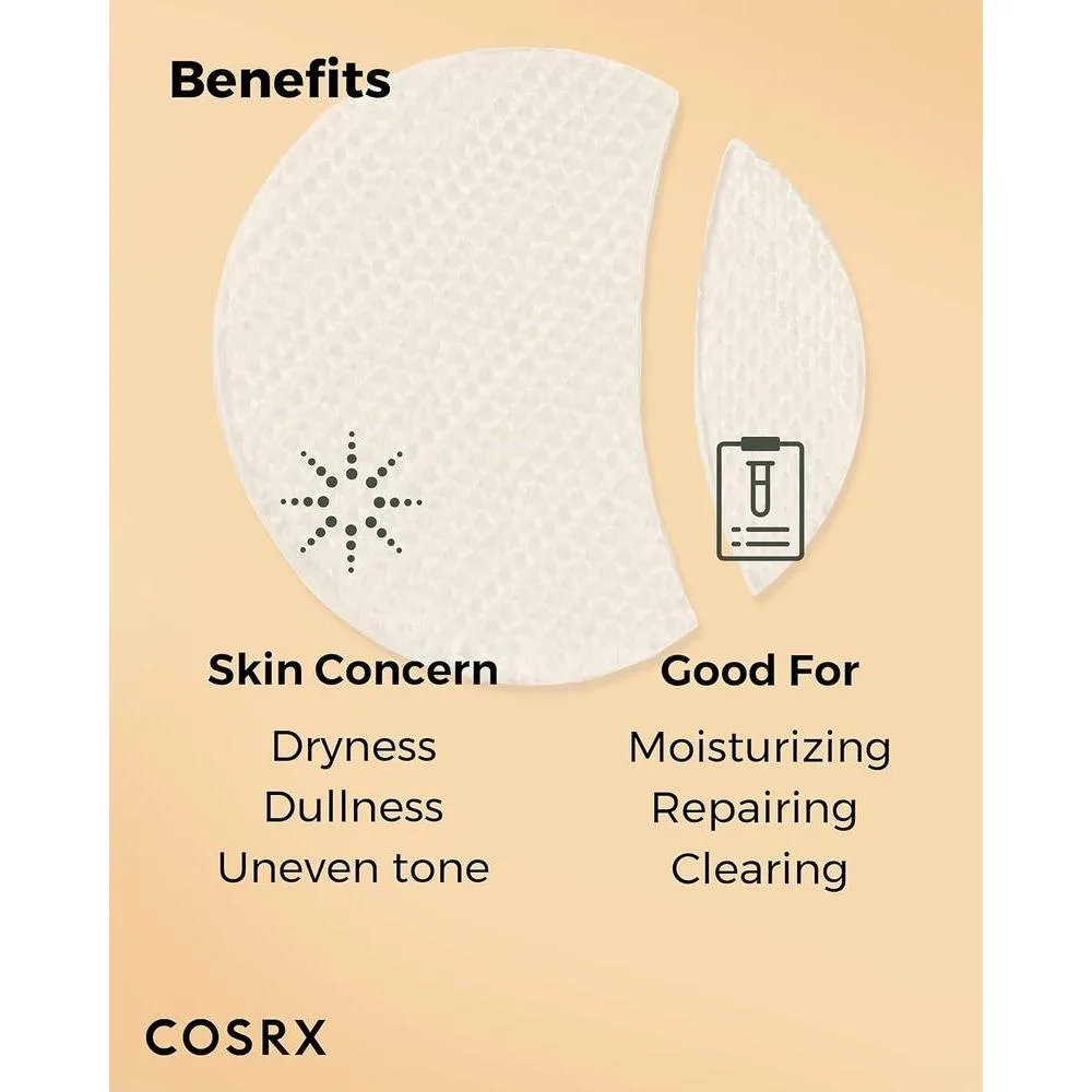 COSRX Parche avanzado para ojos de hidrogel de caracol, tratamiento hidratante, anti-hinchazón, sin parabenos