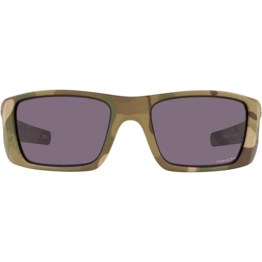 Oakley Gafas de sol rectangulares Fuel Cell para hombre con lentes Prizm Grey y óptica HDO para claridad y protección UV