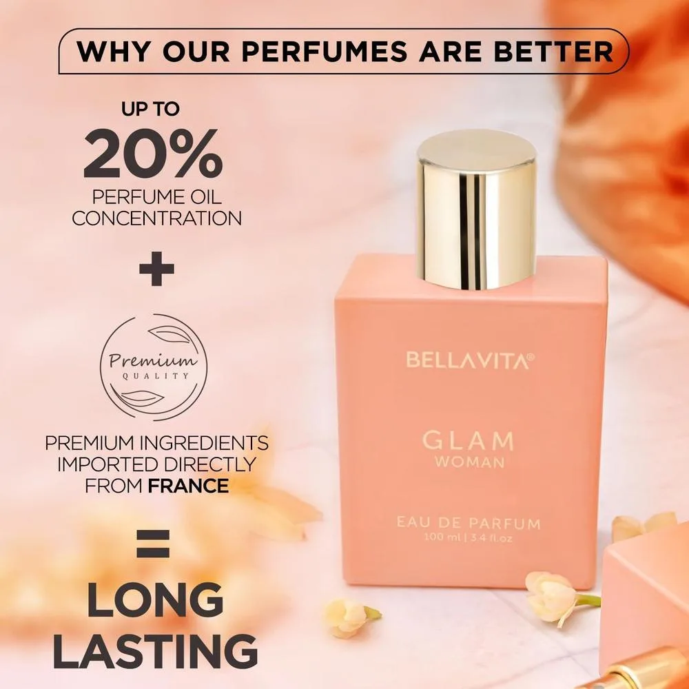 Perfume Bellavita GLAM 100ml Vegano