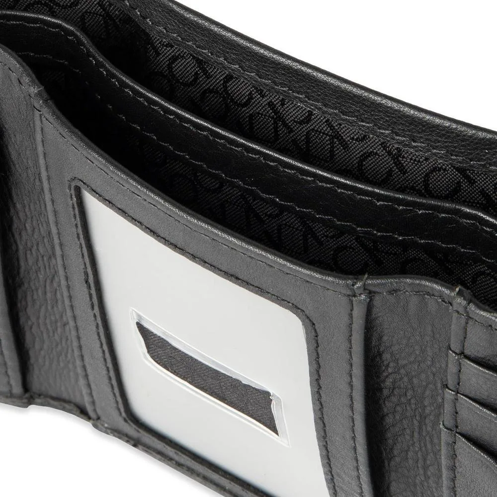 Conjunto Calvin Klein para hombres: billetera de cuero RFID y llavero, diseño moderno y funcional