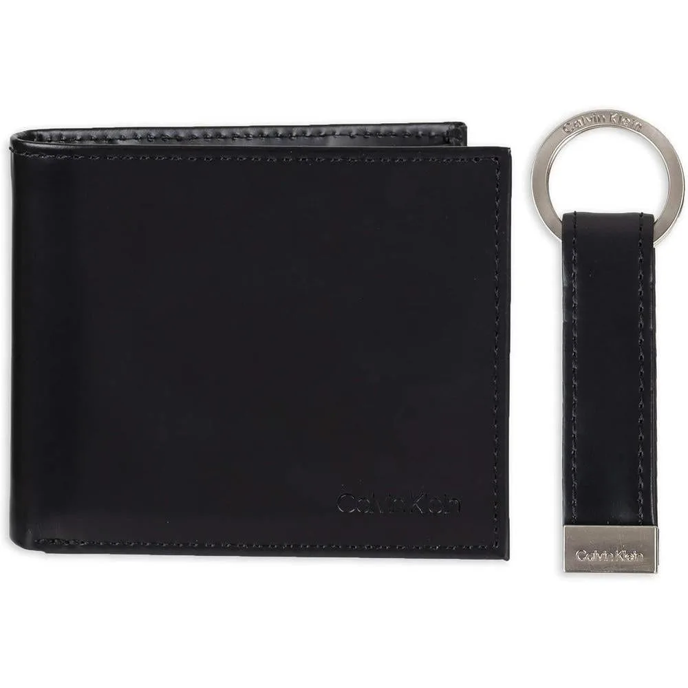 Calvin Klein Men's Wallet Sets-Minimalist Bifold and Card Cases