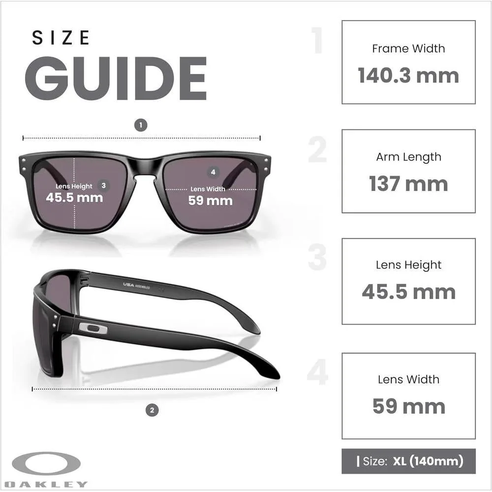 OAKLEY Holbrook XL OO9417 - Gafas de sol cuadradas para hombre, incluye kit de accesorios con correa y bolsa de microfibra