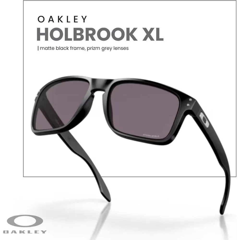 OAKLEY Holbrook XL OO9417 - Gafas de sol cuadradas para hombre, incluye kit de accesorios con correa y bolsa de microfibra