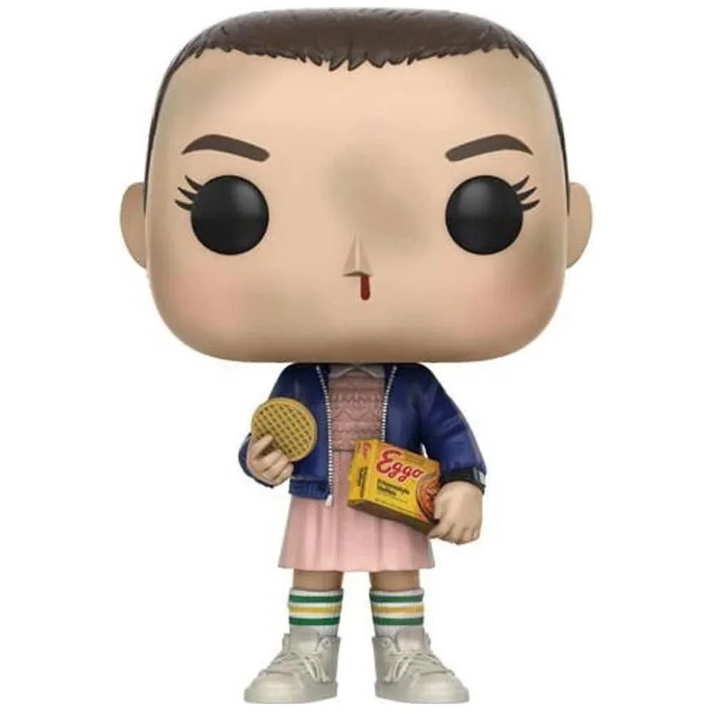 POP Eleven with Eggos: Funko x Stranger Things Vinyl Figure with Free Protector!