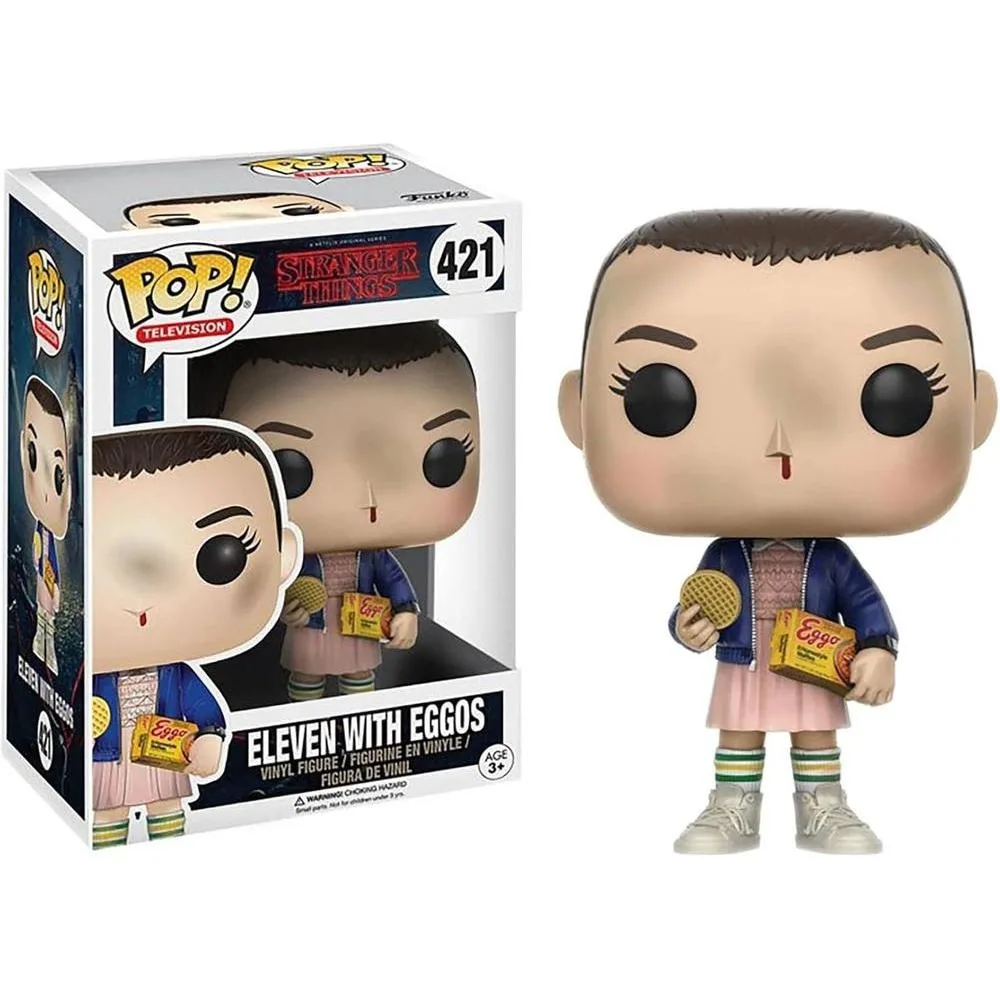 POP Eleven with Eggos: Funko Stranger Things Figura de vinilo con protector gratis