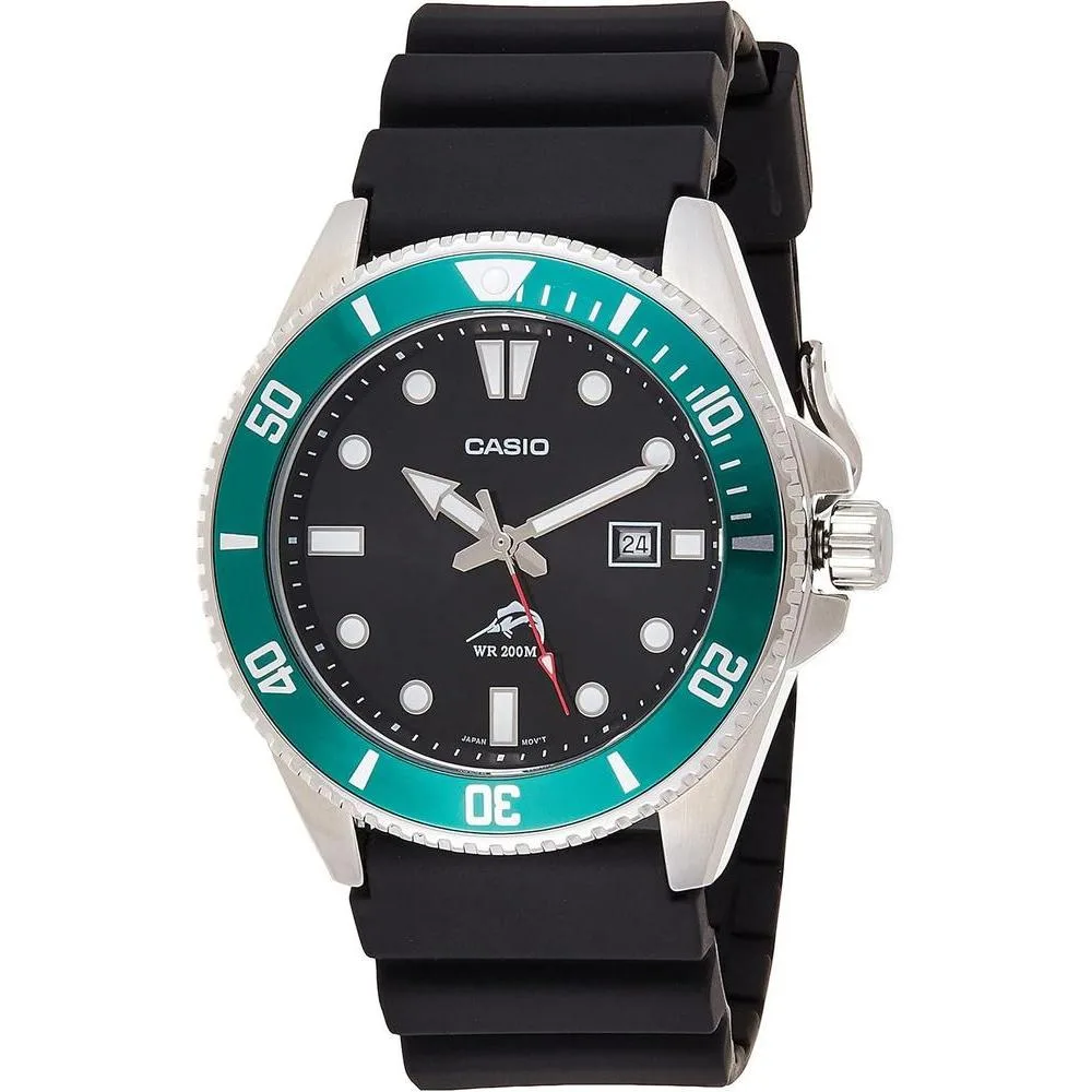 Casio MDV106 Series | Unisex Analog Watch | 200M WR | Stainless Steel Case | Resin Band | 2 Hand Analog (HR, Min, SEC) | Date Display | Screw Down Crown/Screw Down Caseback | 3 Year Battery