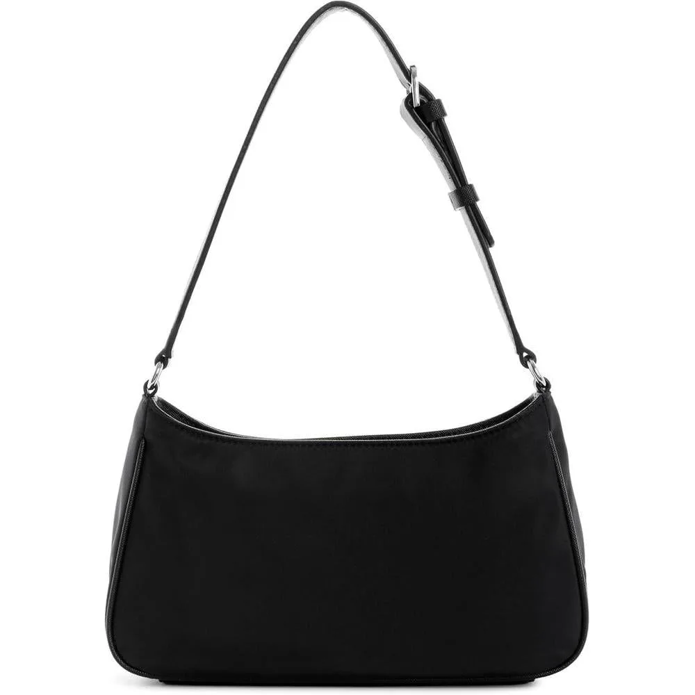 Bolso de Hombro GUESS Little Bay para Mujer, Nailon, Cremallera, Herrajes Dorados