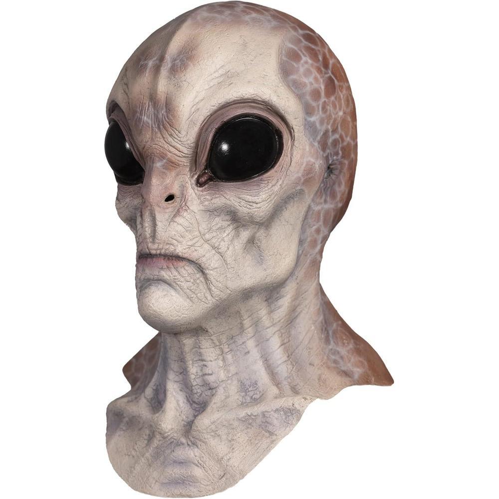 Alien Mask for Adults - Realistic Costume for Adults - Creepy Cosplay Head - Full Face Party Mask