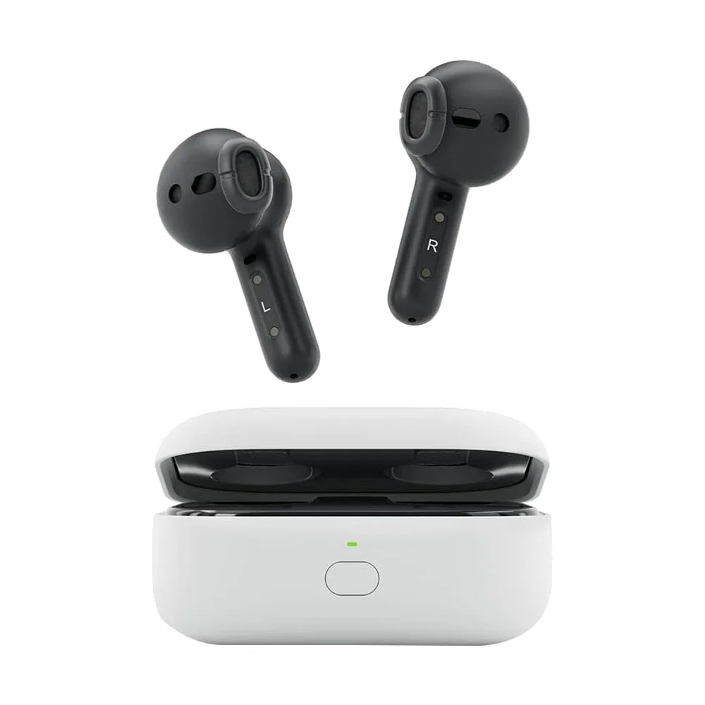 All-new Echo Buds (2023 Release) | True Wireless Bluetooth 5.2 Earbuds with Alexa, multipoint, 20H battery with charging case, fast charging, sweat resistant, semi-in-ear