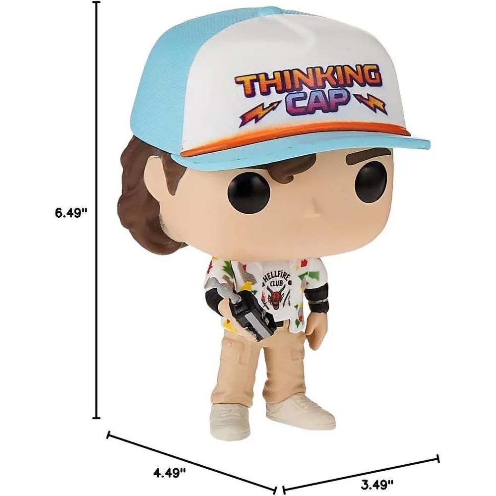 Funko Pop! TV: Stranger Things - Figura coleccionable de Dustin, regalo perfecto para fanáticos