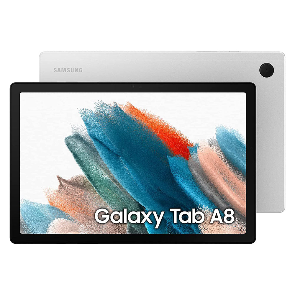 SAMSUNG Galaxy Tab A8 10.5” 128GB Android Tablet, LCD Screen, Kids Content, Smart Switch, Long Lasting Battery, US Version, 2022, Silver, Amazon Exclusive
