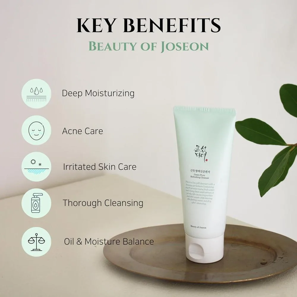 Beauty Of Joseon Limpiador Gel Refrescante Anti Acné Y Puntos Negros 100ml