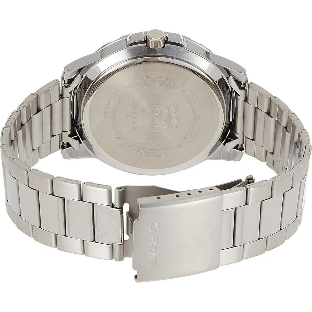 Casio Reloj de Acero Inoxidable Estilo Buceador para Hombre con Resistencia al Agua y Batería de 3 Años