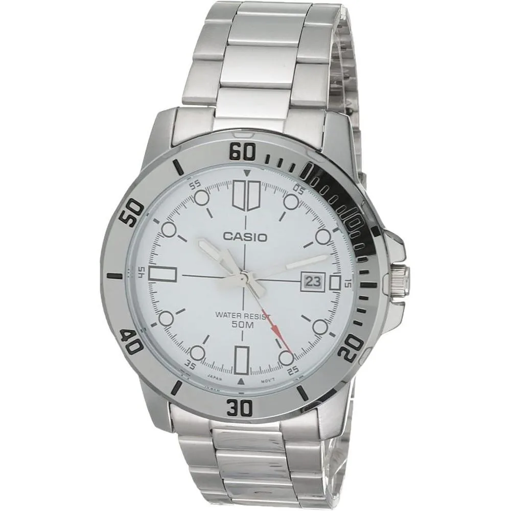 Casio Men's Diver Style Stainless Steel Watch