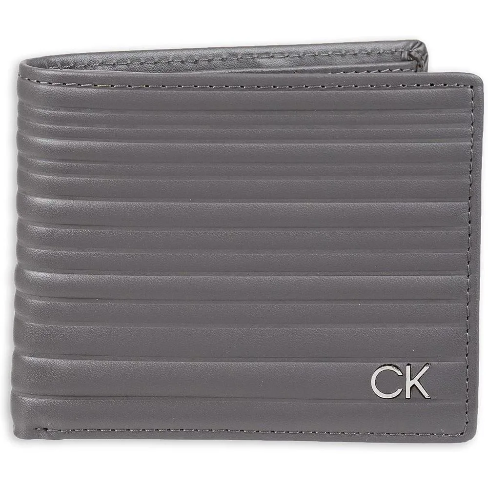 Calvin Klein Men's RFID Leather Minimalist Bifold Wallet