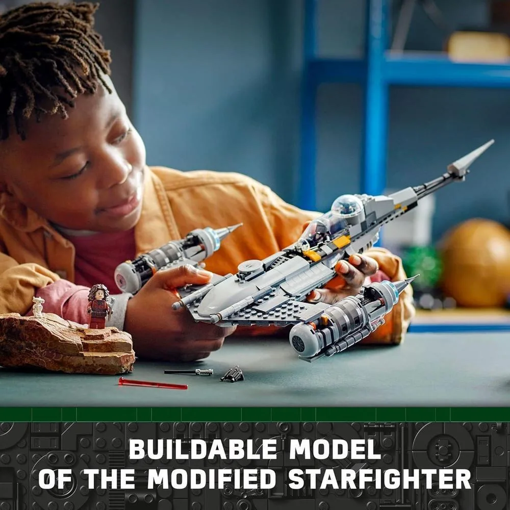LEGO Star Wars The Mandalorian's N-1 Starfighter 75325 - Construye con Baby Yoda, Droid y más, perfecto para regalo