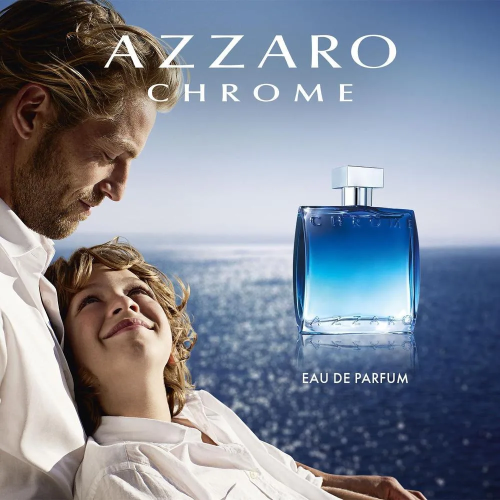 Azzaro Chrome Eau de Parfum Fresh Aquatic Mens Cologne