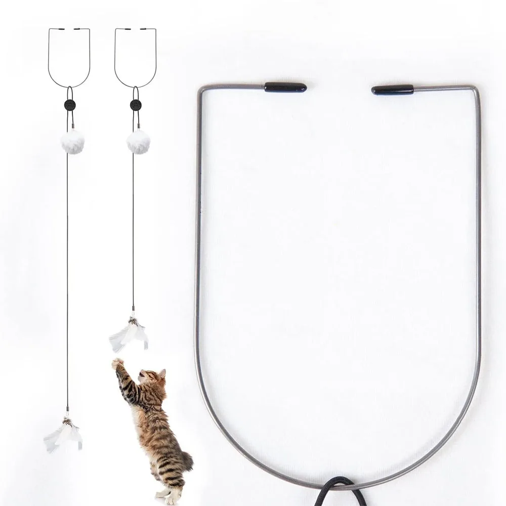 Juguete Interactivo con Plumas para Gatos