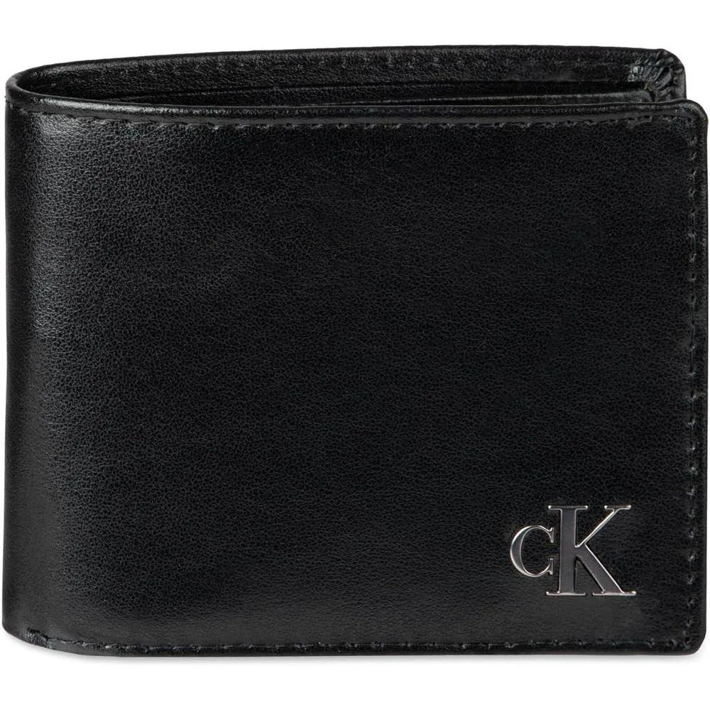 Calvin Klein Men's RFID Leather Minimalist Bifold Wallet