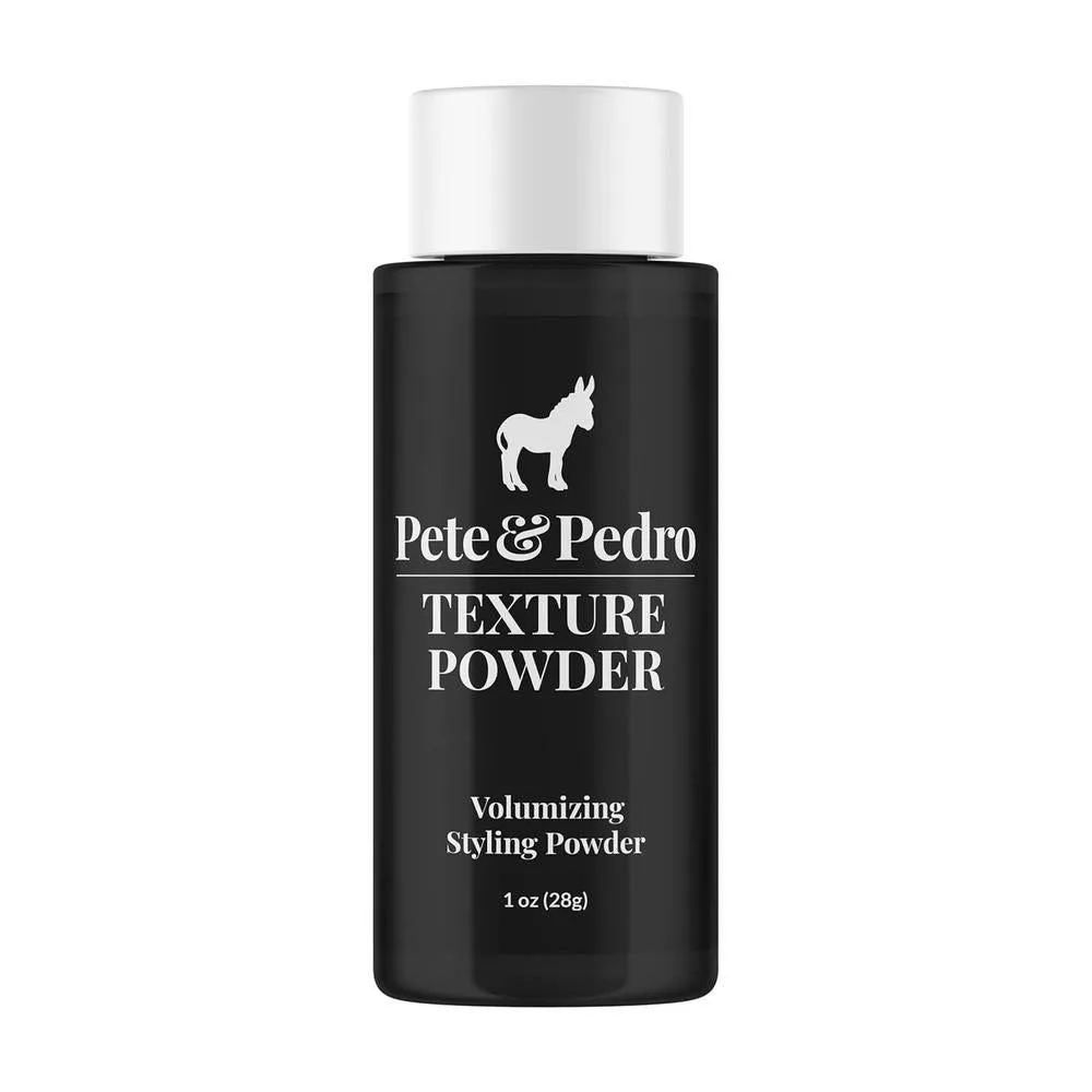 Pete & Pedro Polvo texturizante y voluminizador para hombres y mujeres, añade volumen, textura, acabado mate y sujeción