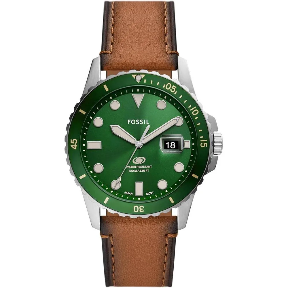 Fossil Men's Blue Quartz Stainless Steel Three-Hand Watch