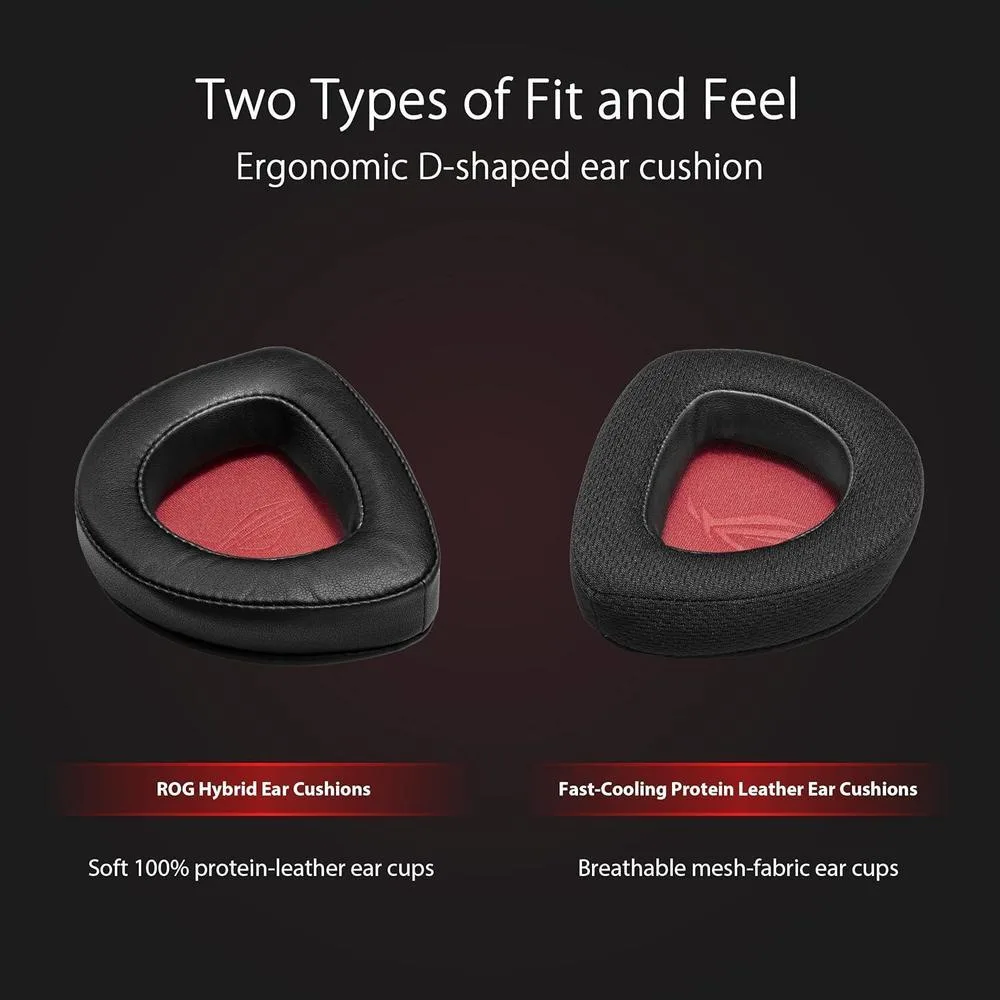 ASUS ROG Delta S Core - Auriculares Gaming con Sonido Envolvente 7.1 y Micrófono Certificado Discord, Para PC, Switch, PS4, PS5