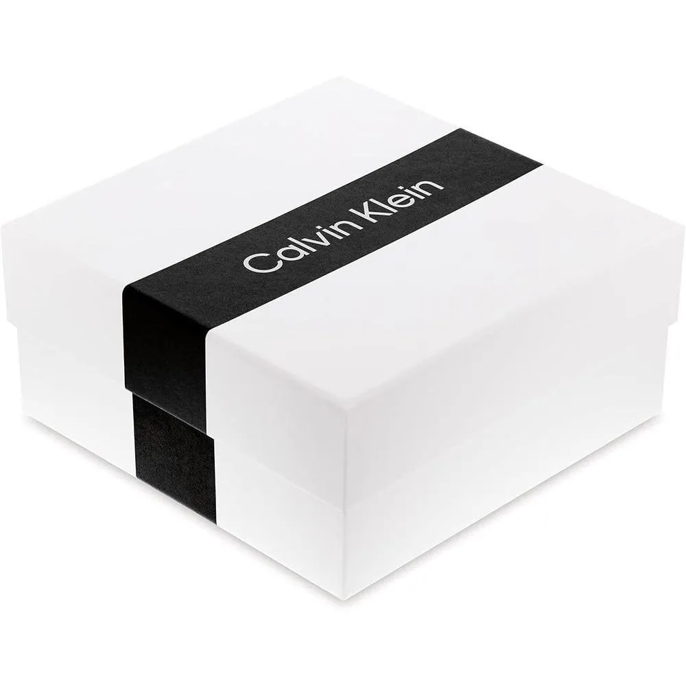 Calvin Klein pulsera de acero inoxidable para mujer con cierre de anillo de resorte y cadena serpiente