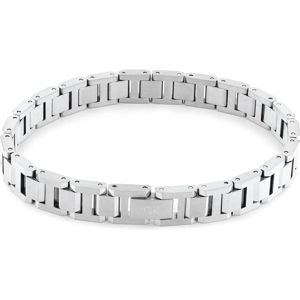 Calvin Klein Jewelry Men's Link Bracelet Color: Silver (Model: 35000284)