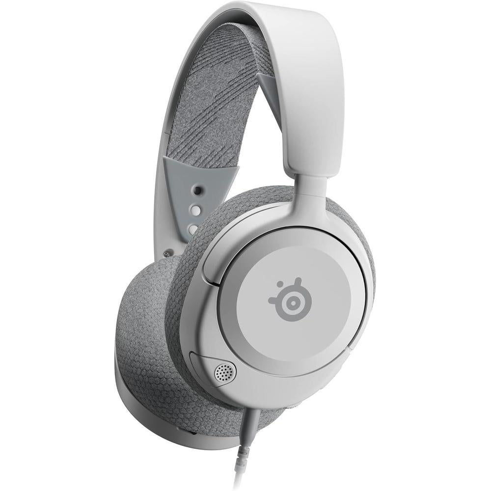 SteelSeries Arctis Nova 1 Multi-System Gaming Headset — Hi-Fi Drivers — 360° Spatial Audio — Comfort Design — Durable — Ultra Lightweight — Noise-Cancelling Mic — PC, PS5/PS4, Switch, Xbox - White